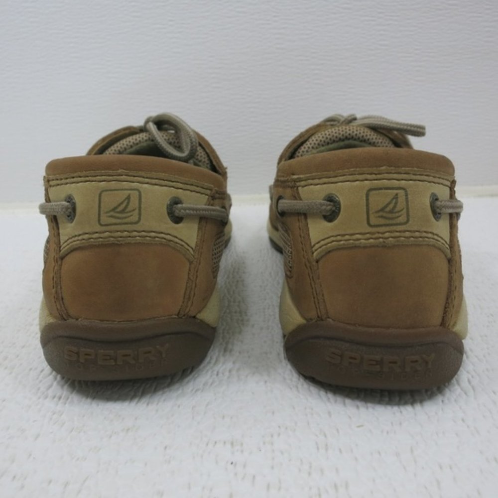 Sperry Top-Sider Nubuck Leather Fabric Deck Boat Shoes Women's Footwear Sz 8 M - Picture 2 of 6